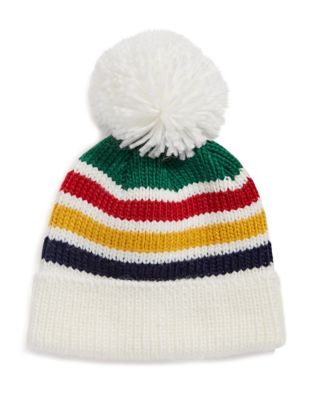 Hudson'S Bay Company Infants Multistripe Pompom Tuque-MULTI-Small/Medium