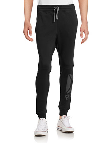 Reebok Workout Ready Big Logo Jogger Pants-Black | ModeSens