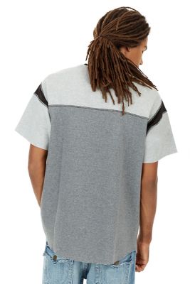 color block mens shirt