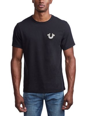 true religion metal logo t shirt