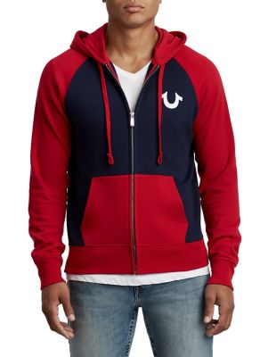 TR ACTIVE RAGLAN ZIP UP HOODIE