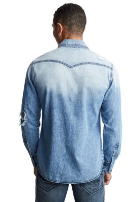 TRUE INDIGO DENIM WESTERN SHIRT - True Religion