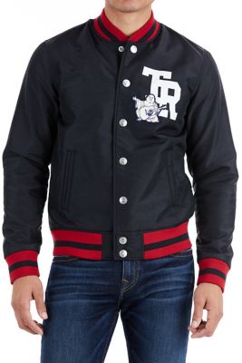 MENS PATCH VARSITY JACKET