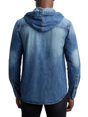 shirt with hood mens