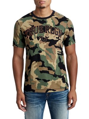 true religion camouflage shirt