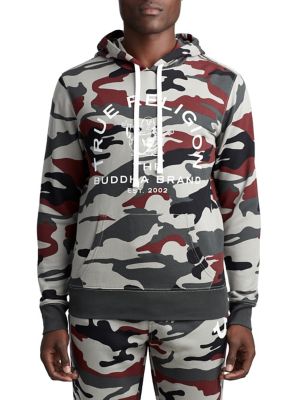 MENS BUDDHA GRAPHIC PULLOVER HOODIE
