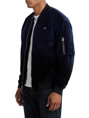 true religion velvet jacket
