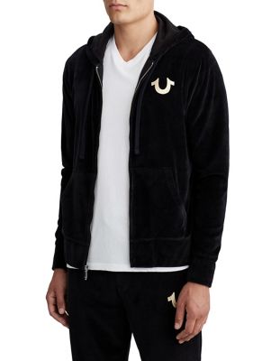 true religion velvet hoodie