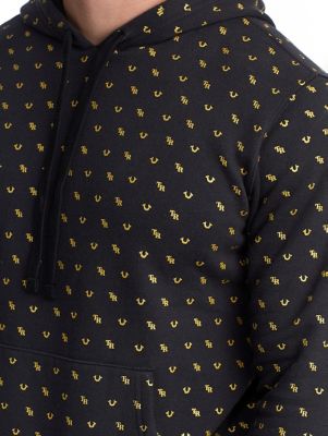 tr monogram pullover hoodie
