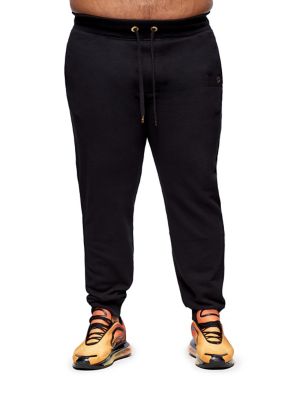 black skinny joggers mens