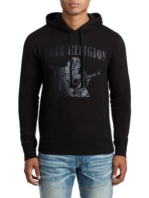 true religion navy blue hoodie