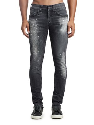 true religion paint splatter jeans