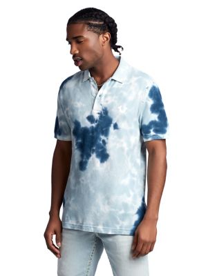 mens polo tie dye