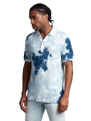 tie die polo shirt