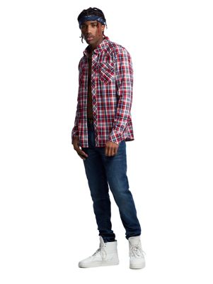 true religion plaid western shirt