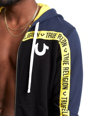 true religion yellow hoodie