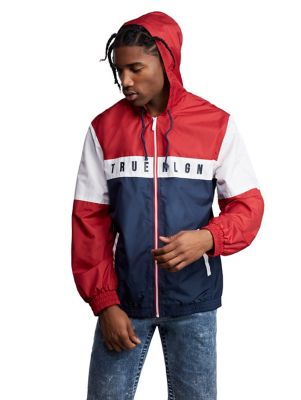 true religion color block hoodie