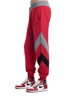 true religion red joggers