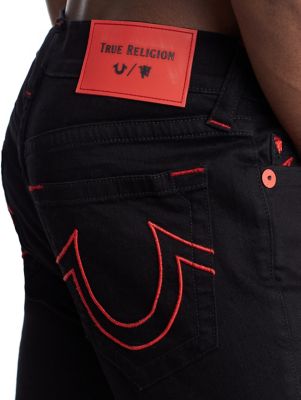 all red true religion jeans