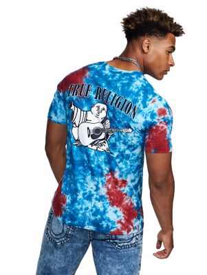 true religion tie dye backpack