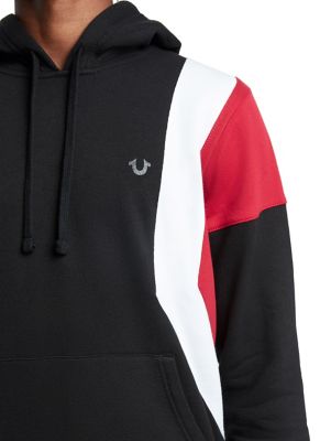 true religion color block hoodie