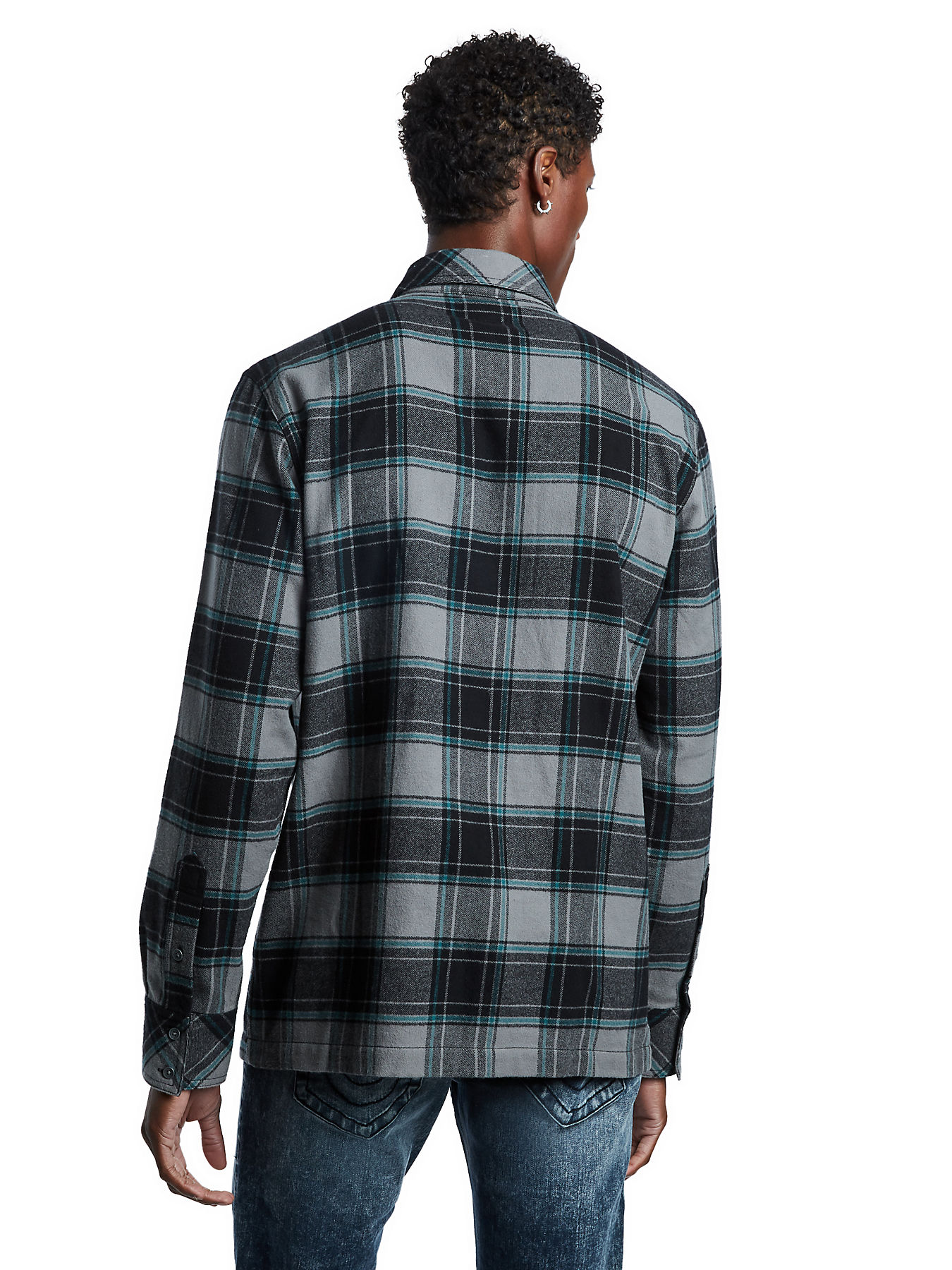 ZIP FLANNEL SHIRT