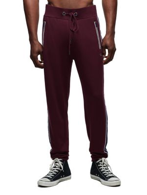 contrast bootcut sweatpants