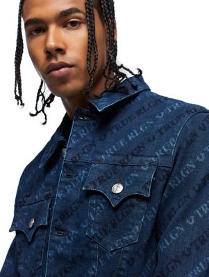 monogram denim jacket