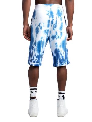true religion tie dye shorts