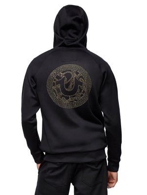 true religion classic logo zip mens hoodie