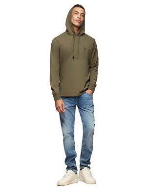 HOODED LONG SLEEVE SHIRT