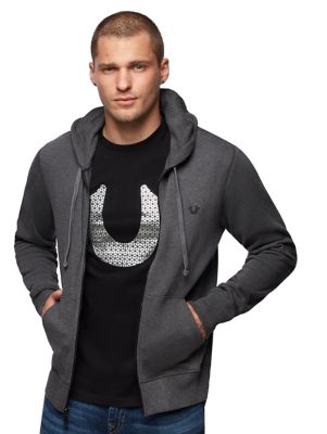 solid gray hoodie