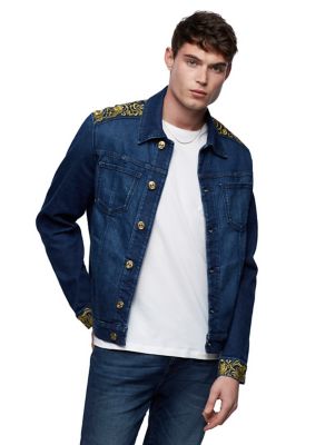 Embroidered denim jacket