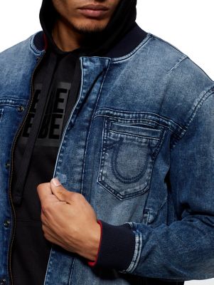 DENIM BOMBER JACKET