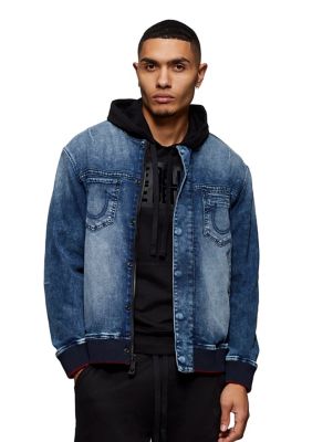 denim bomber