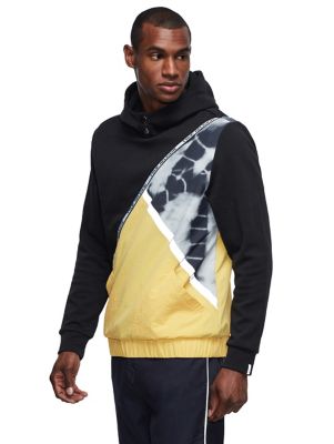 true religion color block hoodie