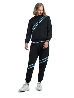 aliceah jogger with striped trim