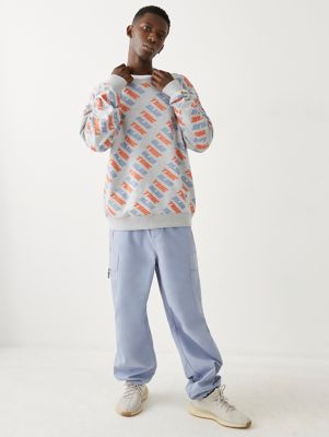 matching sweats and crewneck