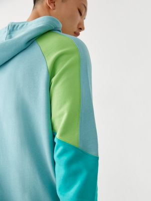 block color hoodie