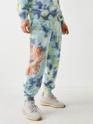 tie dye top and joggers