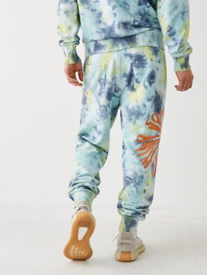 empyre rose hazy black tie dye jogger sweatpants
