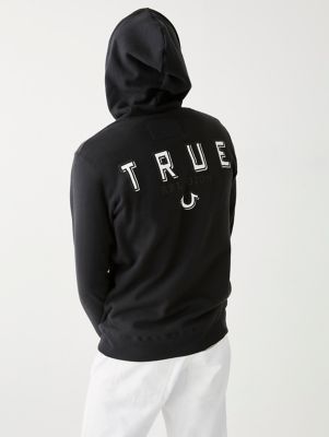 light blue true religion hoodie