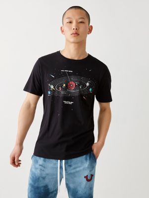 graphic tee white and blue