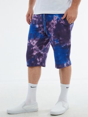 true religion tie dye shorts