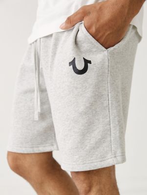 true religion fleece shorts