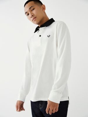 true religion long sleeve polo