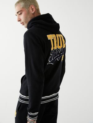 true religion stripe hoodie