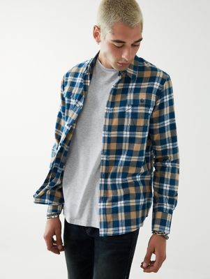 god's true cashmere flannel shirt