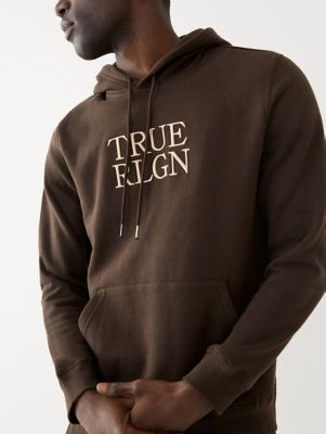 true religion burgundy hoodie