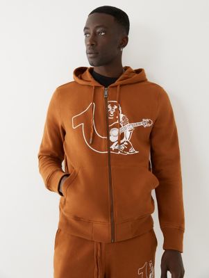 SPLIT LOGO ZIP HOODIE